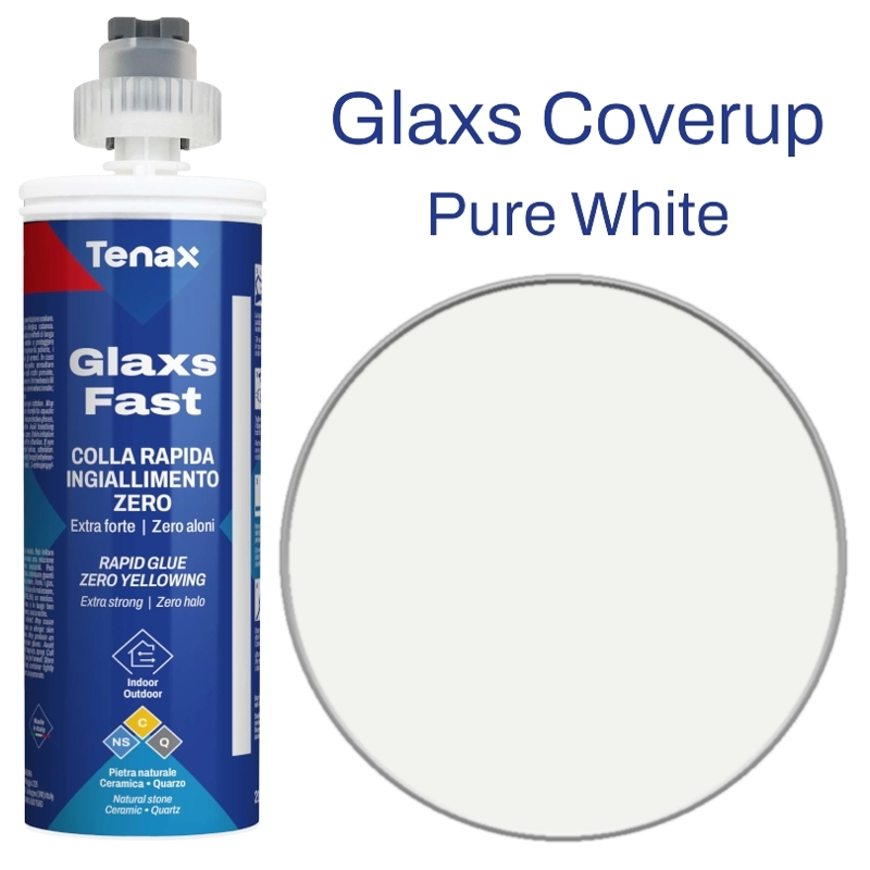 Pure White 215 ML Glaxs Ceramic Adhesive, Pure White Porcelain Glue  Cartridge 215 ML